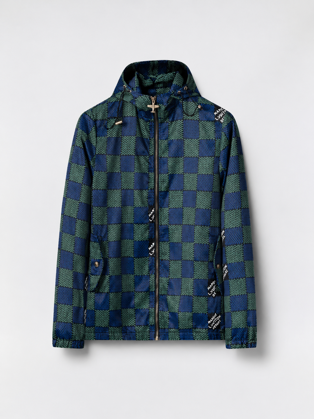 "LV" Monogram Green Windbreaker